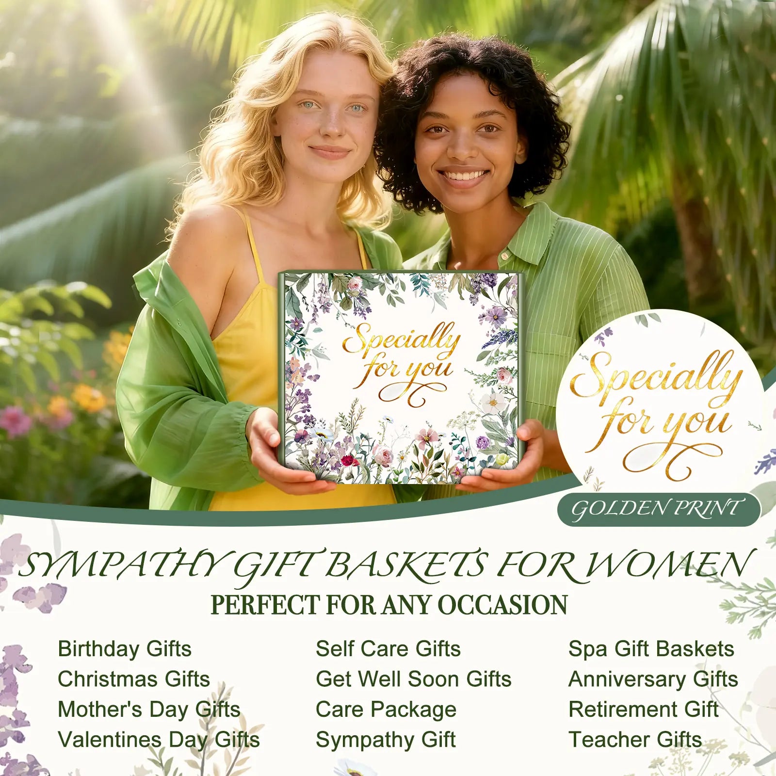 Bodyrefresh Mothers Day Gifts for Her Mom Wife Grandma Spa Care Package Birthday Gifts for Women Get Well Soon Gift Baskets Thinking of You Sympathy Gift Box for Girlfriend Sister