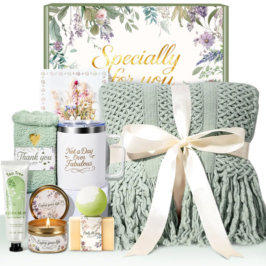 Bodyrefresh Mothers Day Gifts for Her Mom Wife Grandma Spa Care Package Birthday Gifts for Women Get Well Soon Gift Baskets Thinking of You Sympathy Gift Box for Girlfriend Sister