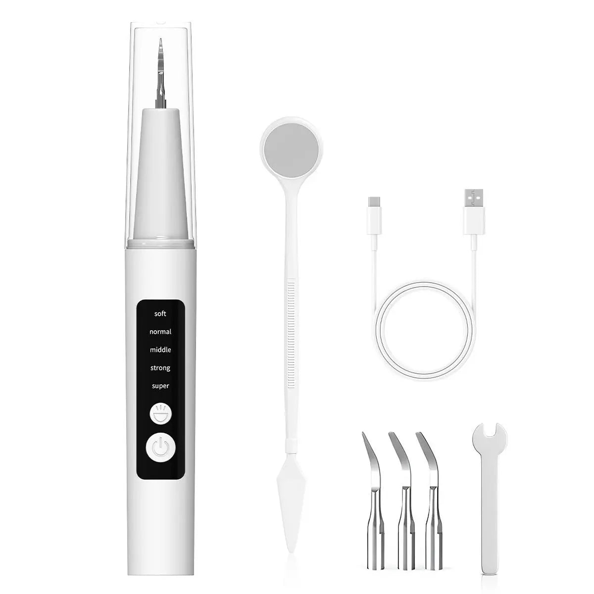 Ultrasonic Dental Plaque Remover for Humans & Pets - Professional Teeth Cleaning Kit for Tartar & Stain Removal, Safe & Gentle Electric Toothbrush for Cats, Dogs and People #Summervibes